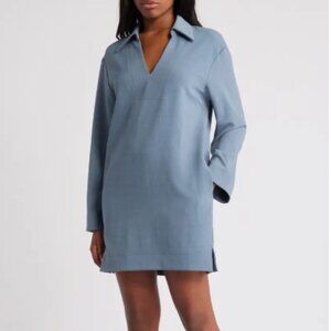 Astr the Label | Collar Long Sleeve Shift Dress